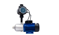 Enhanced Water Pumping Systems with Pump Controllers Featuring Integrated Inverters and Pressure Tanks